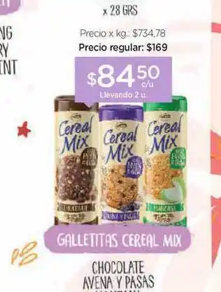 Farmacity Cereal Mix Galletitas oferta