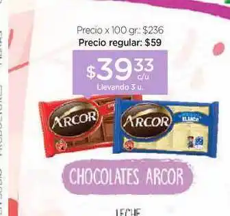 Farmacity Arcor Leche Chocolates oferta