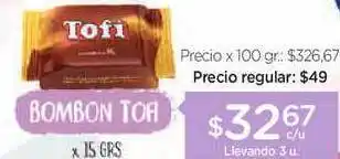 Farmacity Tofi Bombon x 15grs oferta