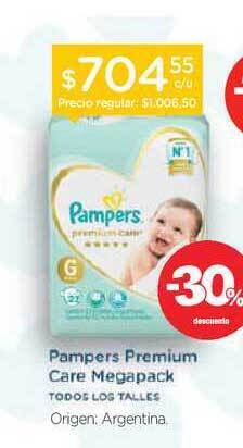 Farmacity Pampers Premium Care Megapack Todos Los Talles oferta