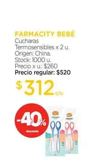 Farmacity Farmacity Bebé Cucharas Termosensibles x 2u oferta