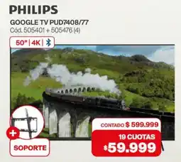 Naldo Lombardi Philips google tv pud7408/77 oferta