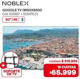 Naldo Lombardi Noblex soporte de tv 50" oferta