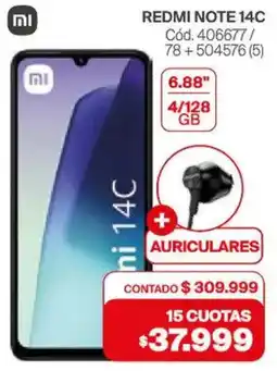 Naldo Lombardi Redmi note 14c oferta
