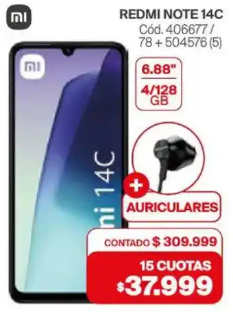 Naldo Lombardi Redmi note 14c oferta