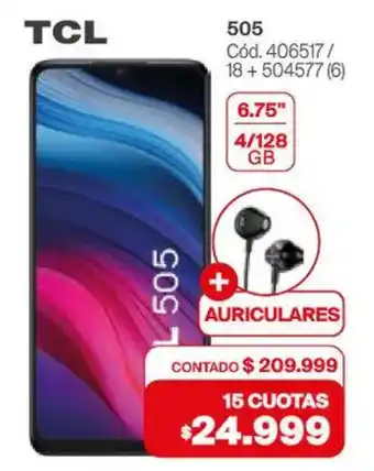 Naldo Lombardi Tcl 505 oferta