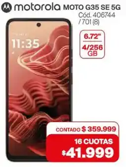 Naldo Lombardi Motorola moto G35 SE 5G oferta