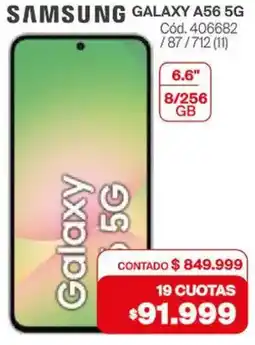 Naldo Lombardi Samsung galaxy A56 5G oferta