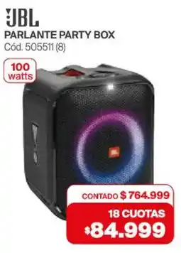 Naldo Lombardi Jbl parlante party box oferta