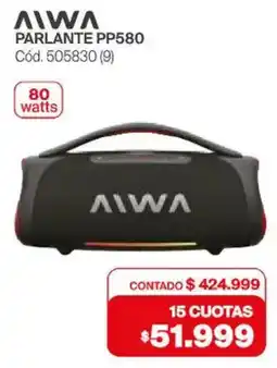 Naldo Lombardi Aiwa parlante pp580 oferta