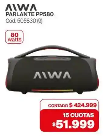 Naldo Lombardi Aiwa parlante pp580 oferta