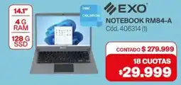 Naldo Lombardi Exo notebook rm84-a 14.1" oferta