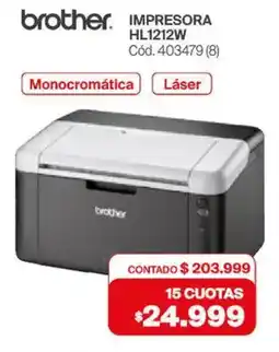 Naldo Lombardi Brother impresora HL1212W oferta