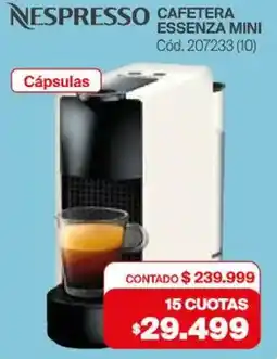 Naldo Lombardi Nespresso cafetera essenza mini oferta