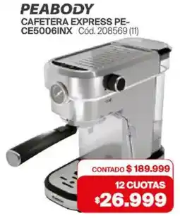 Naldo Lombardi Peabody cafetera express oferta