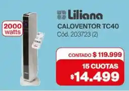 Naldo Lombardi Liliana caloventor TC40 oferta