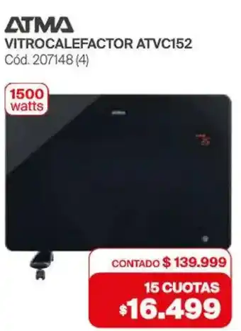 Naldo Lombardi Atma vitrocalefactor ATVC152 oferta