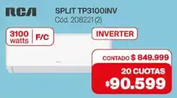 Naldo Lombardi Rca split TP3100INV oferta