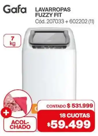 Naldo Lombardi Gafa lavarropas fuzzy fit oferta