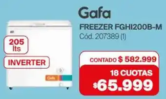 Naldo Lombardi Gafa freezer FGH1200B-M oferta