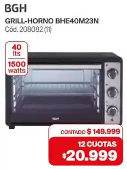 Naldo Lombardi Bgh grill-horno bhe40m23n oferta