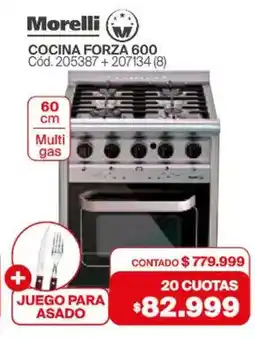 Naldo Lombardi Morelli cocina forza 600 oferta