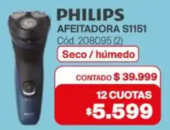 Naldo Lombardi Philips afeitadora S1151 oferta