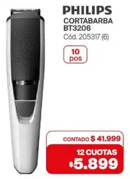 Naldo Lombardi Philips cortabarba BT3206 oferta