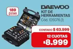 Naldo Lombardi Daewoo kit de herramientas oferta
