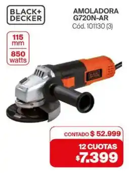 Naldo Lombardi Black+ decker amoladora G720N-AR oferta