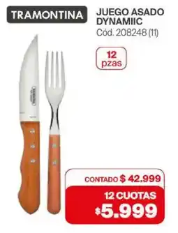 Naldo Lombardi Tramontina juego asado dynamic oferta