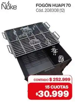 Naldo Lombardi Nuke Fogón huapi 70 oferta