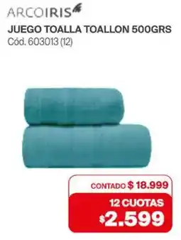 Naldo Lombardi Arcoiris juego toalla toallon oferta