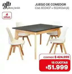 Naldo Lombardi Gb juego de comedor oferta