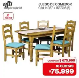 Naldo Lombardi Gb juego de comedor oferta