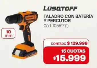 Naldo Lombardi Lüsqtoff taladro con batería y percutor oferta