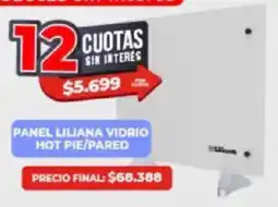 Supermayorista Vital Panel liliana vidrio hot pie/pared oferta