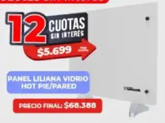 Supermayorista Vital Panel liliana vidrio hot pie/pared oferta