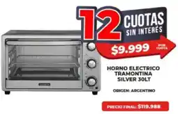 Supermayorista Vital Horno electrico tramontina silver oferta