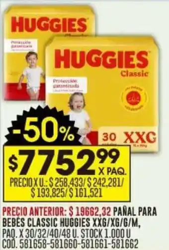 Coto Pañal para bebés classic huggies oferta