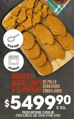 Coto Nuggetsa medallones & supremas oferta