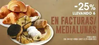 Coto En facturas/ medialunas oferta