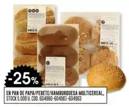 Coto En pan de papa/pebete/hamburguesa multicereal oferta