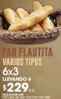 Coto Pan flautita varios tipos oferta