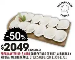 Coto Sorrentinos de nuez oferta