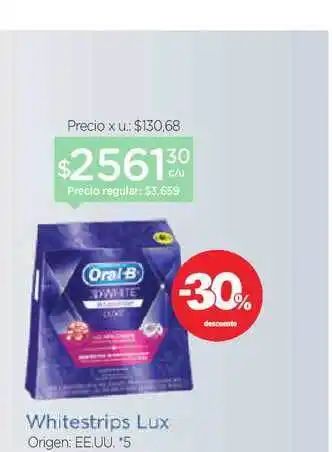 Farmacity Oral B Whitestrips Lux oferta
