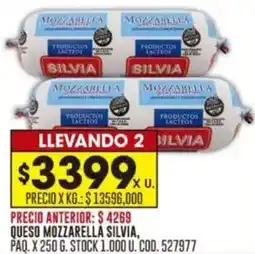 Coto Mozzarella silvia queso oferta