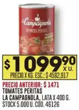 Coto La campagnola tomates peritas oferta