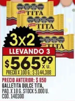 Coto Tita galletita dulce oferta