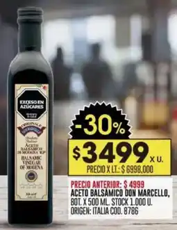 Coto Aceto balsamico don marcello oferta